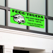 Banner van Food Truck Event (Buitenkant Gebouw)