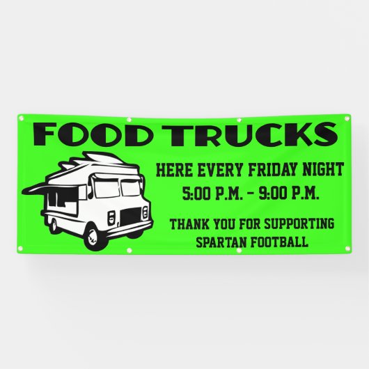 Banner van Food Truck Event (Horizontaal)