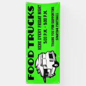 Banner van Food Truck Event (Verticaal)
