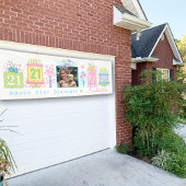 Banner voor 21e verjaardag