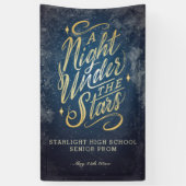 Banner voor 'A Night Under the Stars'-evenement (Verticaal)