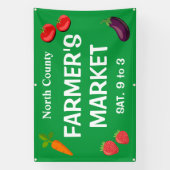 Banner voor aangepaste boerenmarkt (Verticaal)