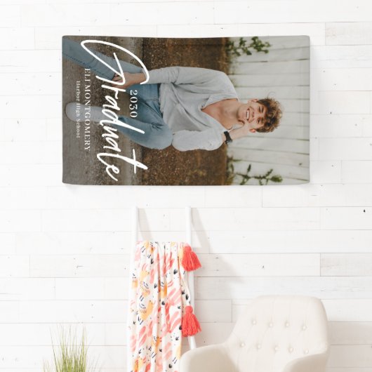 Banner voor Afstuderen met geslepen Word EDITABLE- (Insitu)