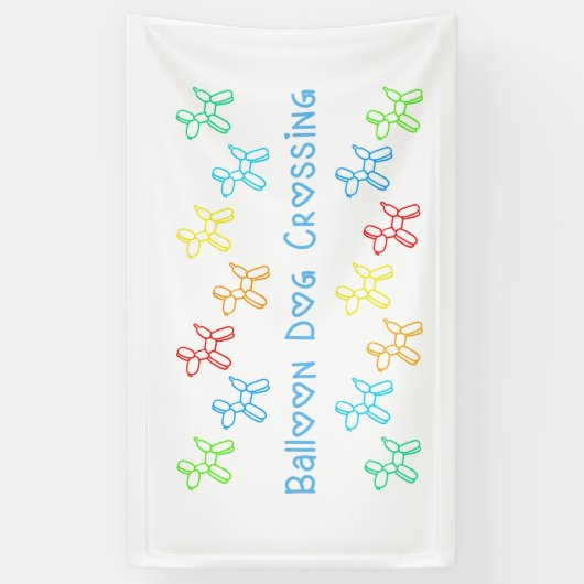 Banner voor ballonvaarding (Verticaal)