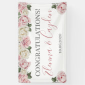 Banner voor bruiloft - bruiloft (Verticaal)