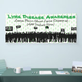 Banner voor de melding van grote lymfeziekte (Beurs)