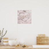 Banner voor de vogelboom en de gekarfte hartritmeb poster (Keuken)