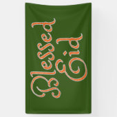 Banner voor gebluste gebrand elaar (Verticaal)