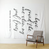 Banner voor trouwachtergrond wandkleed (In Situ (horizontaal))