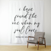 Banner voor trouwachtergrond wandkleed (In situ)