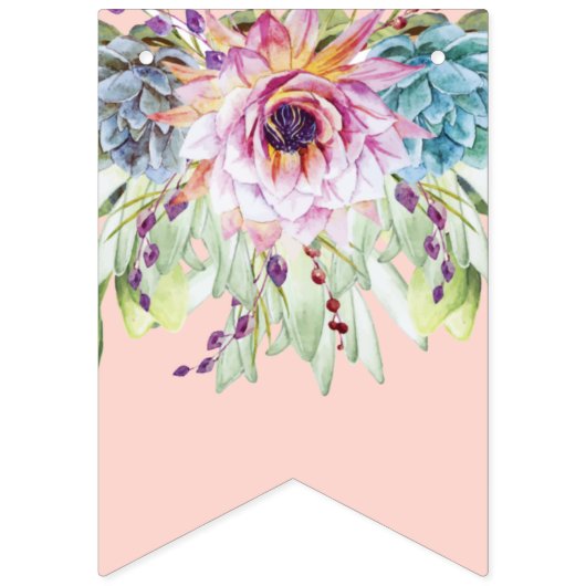 Banner voor Vrijgezellenfeest dat op een later tij (Tweede vlag)