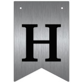 Banner voor zwarte en zilvergewicht (Tweede vlag)