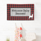 Banner Woodland - Red en Black Pset (Insitu)