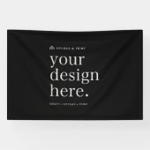 Banner Your Design Upload 4' x 6' wordt: (Horizontaal)