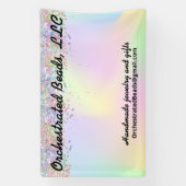 Bannerholografische glitter spandoek (Verticaal)