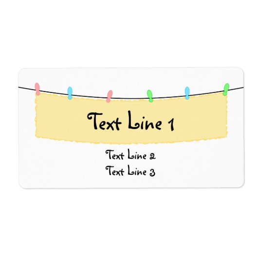 Bannerlabel Etiket (Voorkant)