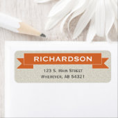 Bannerlintteken oranje label retouradres (Insitu)