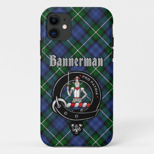 Bannerman Clan Badge & Tartan Telefoon Case