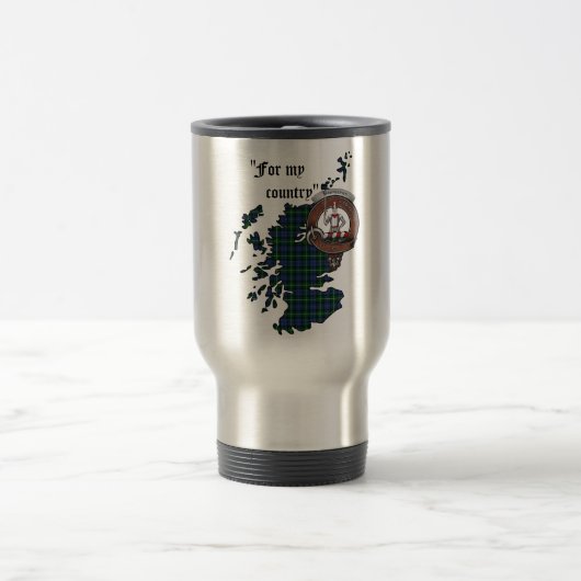 Bannerman Clan Badge Travel Mug Reisbeker (Center)