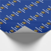 Bannerpatroon van Wisconsin Cadeaupapier (Hoek)
