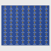 Bannerpatroon van Wisconsin Cadeaupapier (Vlak)