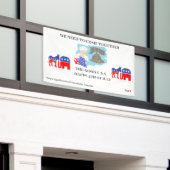 BANNERS ; HAPPY 4TH VAN JULY (Buitenkant Gebouw)