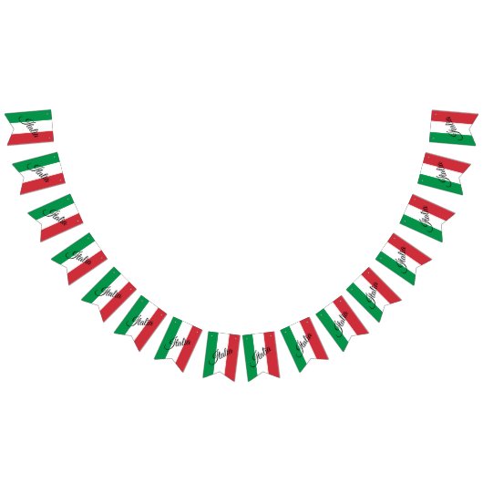 Banners Italië, Italiaanse vlag/bruiloft (Alle)