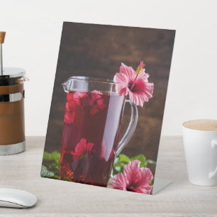 Banners > Tekens op het tafelblad Reclamebord Met Voetstuk