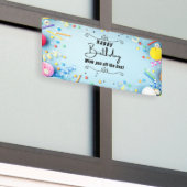 Banners voor de dag van de geboorte - bedrukte Hap (Buitenkant Gebouw)