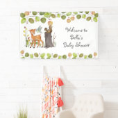 Banners Woodland Animals Baby shower (Insitu)
