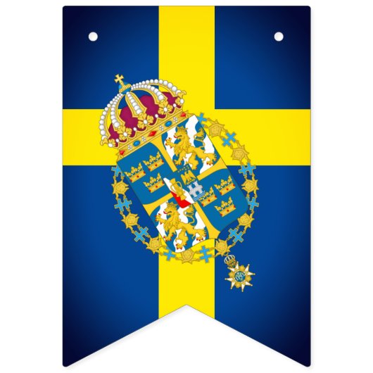 Banners Zweedse partij, Zweedse vlag/bruiloft (Tweede vlag)