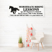bannerteken voor paardenlering spandoek (Insitu)