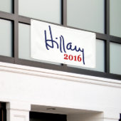 Bannière 2016 extérieure de signature de Hillary (Bâtiment extérieur)