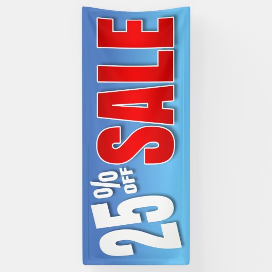 BANNIÈRE 25% OUTRE DE VENTE (Vertical)