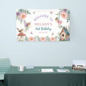 Bannière 2ème anniversaire de la fée des fleurs ma (Salon professionnel)