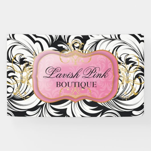 Bannière 311 rose somptueuse (Horizontal)