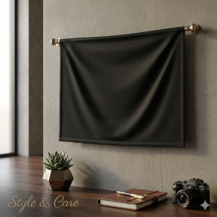Bannière 4'x6' vierge avec fond de couleur noir