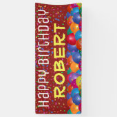 Bannière #5 de joyeux anniversaire (Vertical)