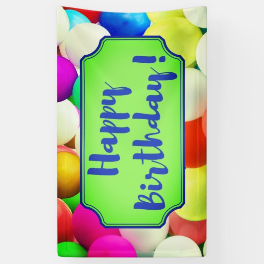 Bannière #7 de joyeux anniversaire (Vertical)