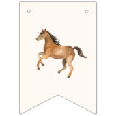 Bannière à bascule de Baby shower de cheval (Troisième drapeau)