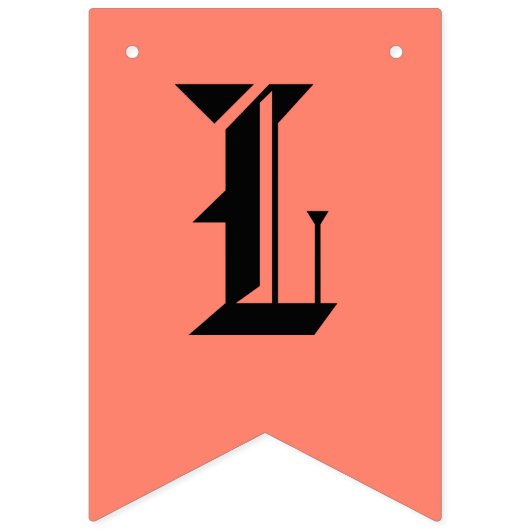 bannière à fanions (Troisième drapeau)