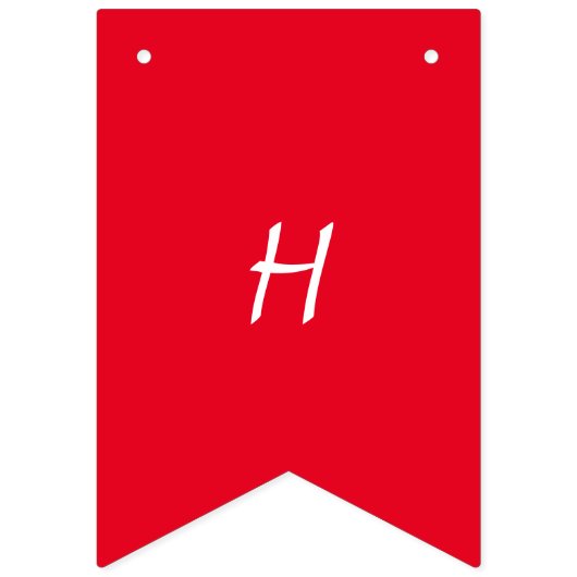 bannière à fanions (Deuxième drapeau)