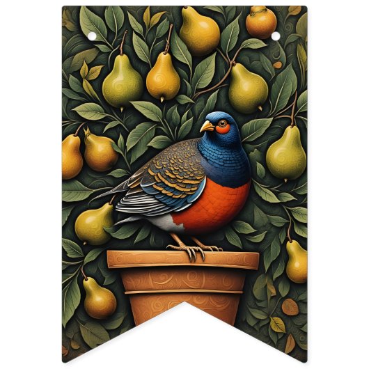 Bannière À Fanions 12 Jours de Noël (Troisième drapeau)