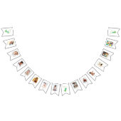 Bannière À Fanions 1er anniversaire Dinosaur 12 mois Photo (Tout)