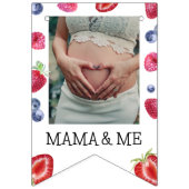 Bannière À Fanions 1er joli anniversaire 12 mois Photo Jalon (Deuxième drapeau)