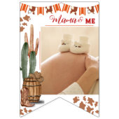 Bannière À Fanions 1er joli anniversaire 12 mois Photo Jalon (Deuxième drapeau)