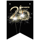 Bannière À Fanions 25e anniversaire ou fête d'anniversaire (Premier drapeau)