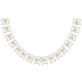 Bannière À Fanions 30e anniversaire Mariage Anniversaire Numéro d'or (Tout)