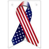 Bannière À Fanions 4 juillet, Bleu avec Blancs (Premier drapeau)