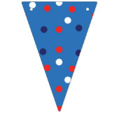 Bannière À Fanions 4 juillet rouge et bleu (Premier drapeau)